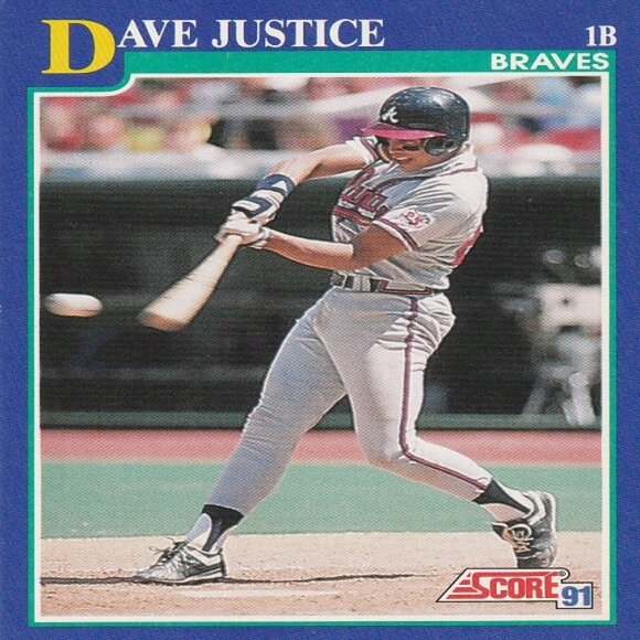 Dave Justice - Atlanta Braves MLB Card Collection - 6 Card Set - Picture 7 of 7